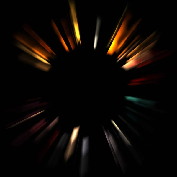 Прохладный Фон Ярких Ярких Световых Вспышек Цветной Глянцевый Свет Дисплей — стоковое фото