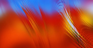 Soyut, enerjik bir arkaplan. Renkli, dalgalı duvar kâğıdı. Grafik konsept çizimi. Yumuşak dalgalı çizgiler. Girdap gibi renkli canlı şekiller..