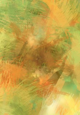 Soyut arkaplanda pürüzlü fırça darbeleri. Fırça boyası. Renkli boya darbeleri. Eşsiz duvar sanatı. Tuvaldeki modern sanat. Renkli çağdaş sanat eserleri.