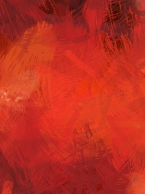 Soyut arkaplanda pürüzlü fırça darbeleri. Fırça boyası. Renkli boya darbeleri. Eşsiz duvar sanatı. Tuvaldeki modern sanat. Renkli çağdaş sanat eserleri.