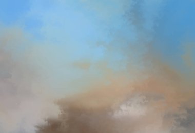 Modern fırça darbeleri. Poster, duvar sanatı, afiş, kart, kitap kapağı veya ambalaj için rahatlatıcı kompozisyonun yumuşak renkli çizimi. Pastel renklerle suluboya. 