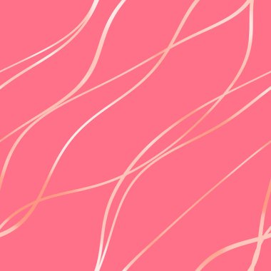 Dalgalı yansıtıcı çizgilerin kusursuz deseni. Lüks minimalist malzeme. Süs dalgasıyla dekoratif motif. Web, kartvizit, davetiye, poster, tekstil baskısı için zarif duvar kağıdı.