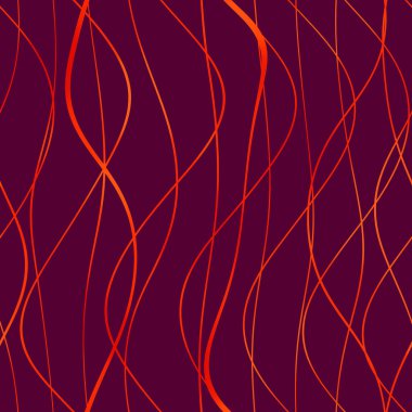 Dalgalı yansıtıcı çizgilerin kusursuz deseni. Lüks minimalist malzeme. Süs dalgasıyla dekoratif motif. Web, kartvizit, davetiye, poster, tekstil baskısı için zarif duvar kağıdı.