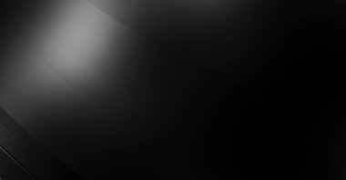 Siyah kıvrımlı yüzey. 3 boyutlu illüstrasyon. Soyut fütüristik geçmiş. Minimalist geometrik kapak tasarımı. Çarpık siyah çizgiler. Lüks dokuma duvar kağıdı. Zarif arkaplan.