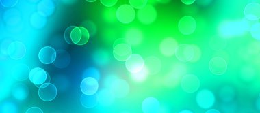 Kavramsal ışıklar duvar kağıdı. Güzel soyut çok renkli bokeh çemberleri parçacıklarla çevrili. Metninizi veya başlığınızı göstermek için boşluk ile odaklanmış olmayan canlı illüstrasyon. 