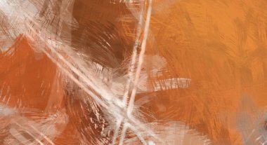 Soyut arkaplanda pürüzlü fırça darbeleri. Fırça boyası. Renkli boya darbeleri. Eşsiz duvar sanatı. Tuvaldeki modern sanat. Renkli çağdaş sanat eserleri.