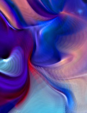 Hareketli girdapların soyut çizimi. Titreşimli renkli kıvrımların dönen akışı. Kıvrımlı ve kıvrımlı arka plan ve çizgiler. Garip duvar kâğıdı tasarımı. Dalgalanma arkaplanı.