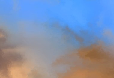 Modern fırça darbeleri. Poster, duvar sanatı, afiş, kart, kitap kapağı veya ambalaj için rahatlatıcı kompozisyonun yumuşak renkli çizimi. Pastel renklerle suluboya. 