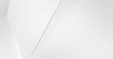 Beyaz 3d geometrik arka plan. Fütürist şablon. Karanlık elementleri olan birinci sınıf soyut duvar kâğıdı. Zarif bir zemin. Lüks minimalist tasarım. Poster, broşür, sunum için tasarım.