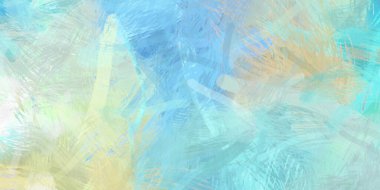 Soyut arkaplanda pürüzlü fırça darbeleri. Fırça boyası. Renkli boya darbeleri. Eşsiz duvar sanatı. Tuvaldeki modern sanat. Renkli çağdaş sanat eserleri.