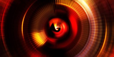 Parlayan neon ışıkları. Parlak sunum tasarım şablonu. Fotoğraf makinesi konsepti. Soyut arkaplan. Dönen ışık ışınları. Hareketli kavramsal duvar kağıdı. Grafik dijital illüstrasyon. 