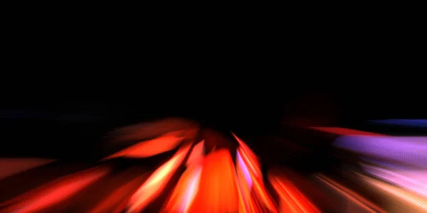 Energy Burst Beautiful Vivid Colors Dynamic Rays Light Isolated Black — Stock Photo, Image