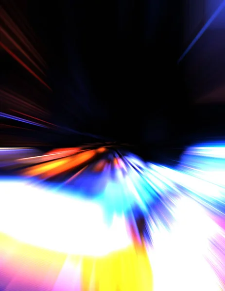 Flashes Vibrantes Coloridos Energia Luz Fundo Movimento Gráfico Distorcido Explosão — Fotografia de Stock
