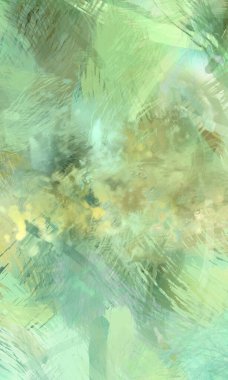 Soyut arkaplanda pürüzlü fırça darbeleri. Fırça boyası. Renkli boya darbeleri. Eşsiz duvar sanatı. Tuvaldeki modern sanat. Renkli çağdaş sanat eserleri.