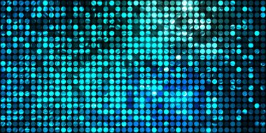 Parlayan ışıklar siyah arka planda parti izleri. Sahne veya stadyum ışıklarının dijital illüstrasyonu. Parlak desenli duvar kağıdı. Sahne ışıkları ile renkli ışıkların ihtişamlı arkaplanı.