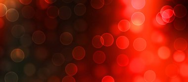 Kavramsal ışıklar duvar kağıdı. Güzel soyut çok renkli bokeh çemberleri parçacıklarla çevrili. Metninizi veya başlığınızı göstermek için boşluk ile odaklanmış olmayan canlı illüstrasyon. 