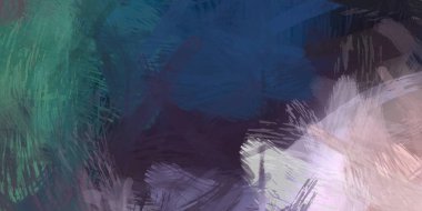 Soyut arkaplanda pürüzlü fırça darbeleri. Fırça boyası. Renkli boya darbeleri. Eşsiz duvar sanatı. Tuvaldeki modern sanat. Renkli çağdaş sanat eserleri.