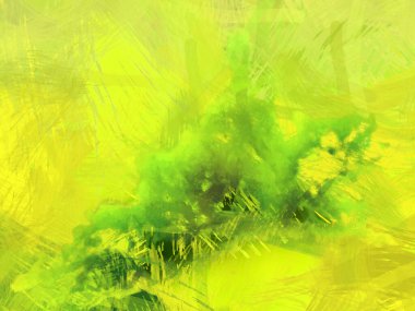 Soyut arkaplanda pürüzlü fırça darbeleri. Fırça boyası. Renkli boya darbeleri. Eşsiz duvar sanatı. Tuvaldeki modern sanat. Renkli çağdaş sanat eserleri.