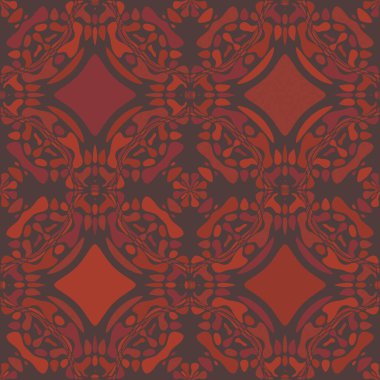 Soyut duvar kağıdı. Dekoratif hippi fayansları. Sanatsal arka plan. Yaratıcı karalama sanatı farklı şekil ve dokulara sahip kusursuz desen. Kolaj.