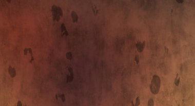 Gotik bir duvarda sıkıntılı ve kirli desenler var. Lekeli renkli hasarlı şablon. Tasarımınız için doku ve elementler. Pis duvar kâğıdı. Grunge arkaplanı.