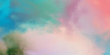 Modern fırça darbeleri. Poster, duvar sanatı, afiş, kart, kitap kapağı veya ambalaj için rahatlatıcı kompozisyonun yumuşak renkli çizimi. Pastel renklerle suluboya. 