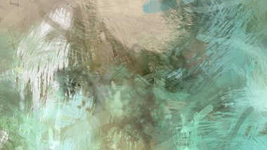 Soyut arkaplanda pürüzlü fırça darbeleri. Fırça boyası. Renkli boya darbeleri. Eşsiz duvar sanatı. Tuvaldeki modern sanat. Renkli çağdaş sanat eserleri.