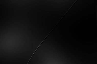 Siyah kıvrımlı yüzey. 3 boyutlu illüstrasyon. Soyut fütüristik geçmiş. Minimalist geometrik kapak tasarımı. Çarpık siyah çizgiler. Lüks dokuma duvar kağıdı. Zarif arkaplan.