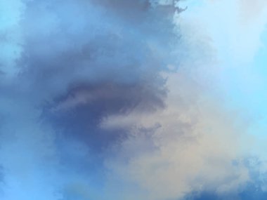 Modern fırça darbeleri. Poster, duvar sanatı, afiş, kart, kitap kapağı veya ambalaj için rahatlatıcı kompozisyonun yumuşak renkli çizimi. Pastel renklerle suluboya. 