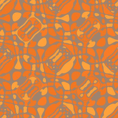 Yaratıcı karalama sanatı farklı şekil ve dokulara sahip kusursuz desen. Kolaj. Sanatsal arka plan. Soyut duvar kağıdı. Dekoratif hippi fayansları.