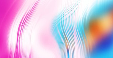 Soyut, enerjik bir arkaplan. Renkli, dalgalı duvar kâğıdı. Grafik konsept çizimi. Yumuşak dalgalı çizgiler. Girdap gibi renkli canlı şekiller..