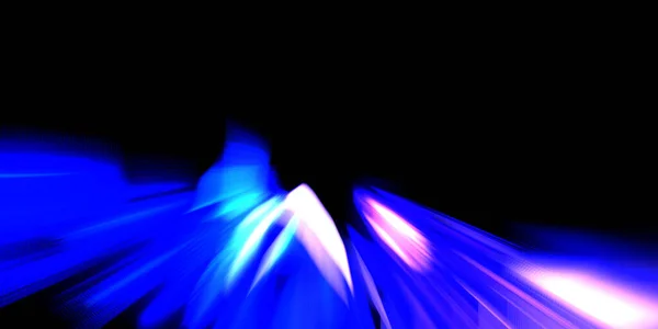 Energy Burst Beautiful Vivid Colors Dynamic Rays Light Isolated Black — Stock Photo, Image