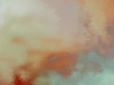 Modern fırça darbeleri. Poster, duvar sanatı, afiş, kart, kitap kapağı veya ambalaj için rahatlatıcı kompozisyonun yumuşak renkli çizimi. Pastel renklerle suluboya. 