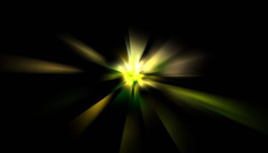 Parlayan yıldızın patlaması. Dinamik renkli arkaplan resmi. Parıldayan ışıklar duvar kağıdı. Tasarımınız için canlı şablon.