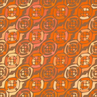 Yaratıcı karalama sanatı farklı şekil ve dokulara sahip kusursuz desen. Kolaj. Sanatsal arka plan. Soyut duvar kağıdı. Dekoratif hippi fayansları.