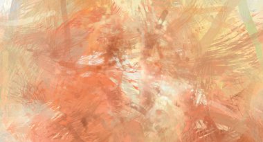 Soyut arkaplanda pürüzlü fırça darbeleri. Fırça boyası. Renkli boya darbeleri. Eşsiz duvar sanatı. Tuvaldeki modern sanat. Renkli çağdaş sanat eserleri.