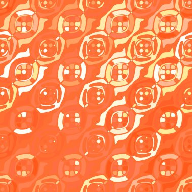 Yaratıcı karalama sanatı farklı şekil ve dokulara sahip kusursuz desen. Kolaj. Sanatsal arka plan. Soyut duvar kağıdı. Dekoratif hippi fayansları.