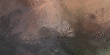 Soyut arkaplanda pürüzlü fırça darbeleri. Fırça boyası. Renkli boya darbeleri. Eşsiz duvar sanatı. Tuvaldeki modern sanat. Renkli çağdaş sanat eserleri.