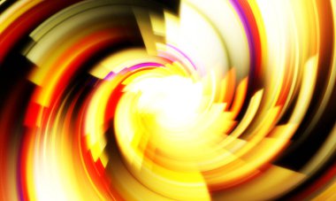 Dönen Işık gösterisi arka planı. Canlı renklerle donatılmış ruhani enerji girdabı. Renkli canlı hareket çizimi. Tanıtım geçmişi. Kutlama grafiği.