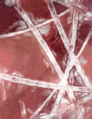 Tuval üzerinde etkileyici fırçalanmış resim. Soyut doku. 2D çizim. Geniş fırça darbeleri. Modern dijital sanat. Çağdaş fırça. Modern ifade. Popüler biçim boyanmış resim.