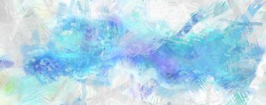 Soyut arkaplanda pürüzlü fırça darbeleri. Fırça boyası. Renkli boya darbeleri. Eşsiz duvar sanatı. Tuvaldeki modern sanat. Renkli çağdaş sanat eserleri.