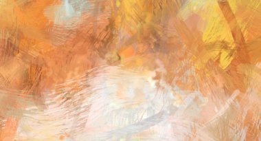 Soyut arkaplanda pürüzlü fırça darbeleri. Fırça boyası. Renkli boya darbeleri. Eşsiz duvar sanatı. Tuvaldeki modern sanat. Renkli çağdaş sanat eserleri.