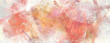 Soyut arkaplanda pürüzlü fırça darbeleri. Fırça boyası. Renkli boya darbeleri. Eşsiz duvar sanatı. Tuvaldeki modern sanat. Renkli çağdaş sanat eserleri.