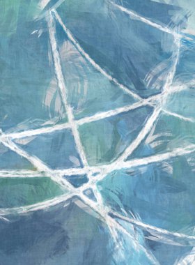 Tuval üzerinde etkileyici fırçalanmış resim. Soyut doku. 2D çizim. Geniş fırça darbeleri. Modern dijital sanat. Çağdaş fırça. Modern ifade. Popüler biçim boyanmış resim.