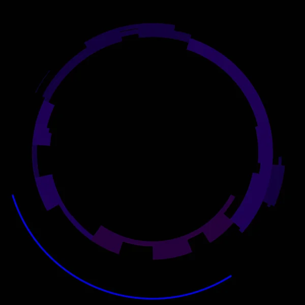 Futurisztikus Kör Alakú Hud Interfész Elem Absztrakt Kör Geometriai Háttér — Stock Fotó