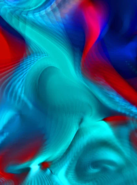 Ilustración Abstracta Remolinos Con Senderos Movimiento Corriente Flujo Giratorio Vibración — Foto de Stock