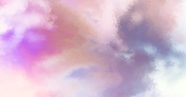 Modern fırça darbeleri. Poster, duvar sanatı, afiş, kart, kitap kapağı veya ambalaj için rahatlatıcı kompozisyonun yumuşak renkli çizimi. Pastel renklerle suluboya. 