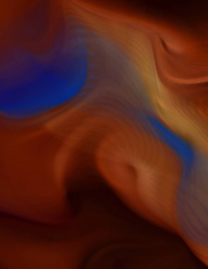 Hareketli girdapların soyut çizimi. Titreşimli renkli kıvrımların dönen akışı. Kıvrımlı ve kıvrımlı arka plan ve çizgiler. Garip duvar kâğıdı tasarımı. Dalgalanma arkaplanı.