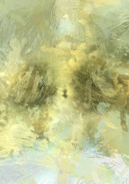 Soyut arkaplanda pürüzlü fırça darbeleri. Fırça boyası. Renkli boya darbeleri. Eşsiz duvar sanatı. Tuvaldeki modern sanat. Renkli çağdaş sanat eserleri.