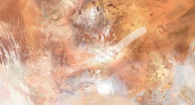 Soyut arkaplanda pürüzlü fırça darbeleri. Fırça boyası. Renkli boya darbeleri. Eşsiz duvar sanatı. Tuvaldeki modern sanat. Renkli çağdaş sanat eserleri.