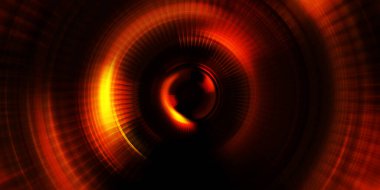 Parlayan neon ışıkları. Parlak sunum tasarım şablonu. Fotoğraf makinesi konsepti. Soyut arkaplan. Dönen ışık ışınları. Hareketli kavramsal duvar kağıdı. Grafik dijital illüstrasyon. 